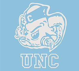 UNC_Tar_Heels(9) logo設計欣賞 UNC_Tar_Heels(9)傳統大學LOGO下載標志設計欣賞