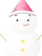 圣誕系列飾品之雪人矢量圖14