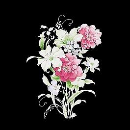 位圖 寫意花卉 植物 花朵 免費(fèi)素材