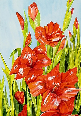 位圖 寫意花卉 植物 花朵 免費素材