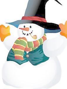 2007韓國圣誕素材之雪人矢量圖17