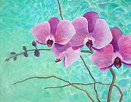 位圖 寫意花卉 植物 花朵 免費素材