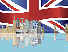 位圖 生活元素 旗幟 建筑 米字旗 免費(fèi)素材