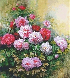 位圖 寫意花卉 植物 花朵 免費素材