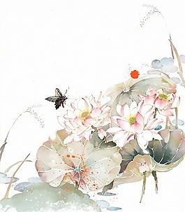位圖 寫意花卉 植物 花朵 免費(fèi)素材
