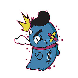 印花矢量圖 卡通形象 怪物 男裝 男童 免費素材