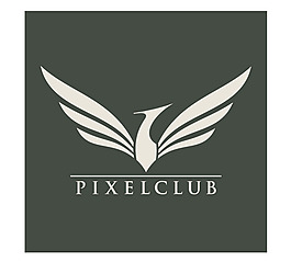 Pixelclub logo設(shè)計欣賞 Pixelclub廣告公司LOGO下載標志設(shè)計欣賞