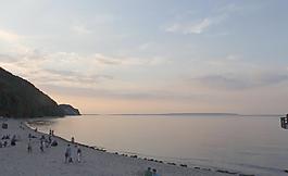 日落海景圖片