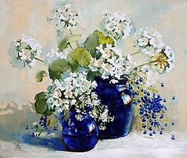 位圖 寫意花卉 植物 花朵 免費素材