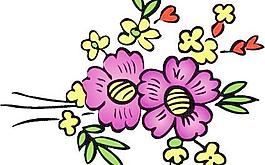 韓國精美花草圖案矢量圖075
