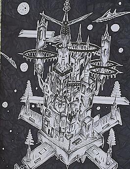 黑白線描圖片