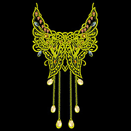 位圖 項鏈 領邊 植物 花朵 免費素材