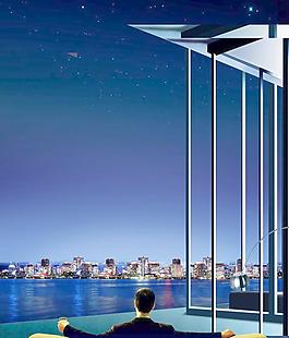 夜幕 海景圖片