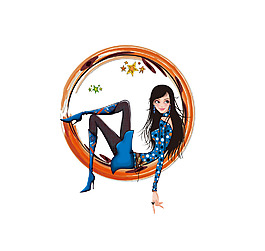 位圖 人物 女人 植物 花朵 免費素材