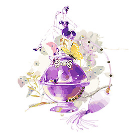 印花矢量圖 人物 女孩 動(dòng)物 蝴蝶 免費(fèi)素材