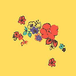 印花矢量圖 藝術(shù)效果 植物 花朵 女裝 免費(fèi)素材