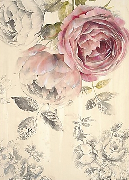 位圖 寫意花卉 植物 花朵 免費素材