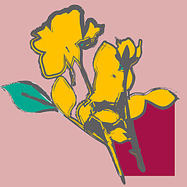 印花矢量圖 波普藝術(shù)專(zhuān)題 植物 花朵 免費(fèi)素材