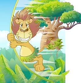 寫實野生動物矢量圖15