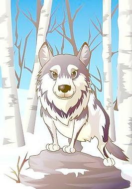 寫實(shí)野生動物矢量圖11