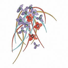 繡花 植物 花朵 免費(fèi)素材