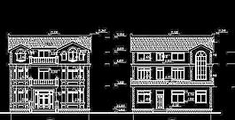 帶露臺三層農村獨立住宅建筑+結構設計施工圖&nbsp;20x11