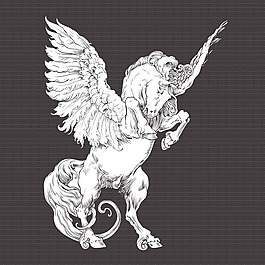 印花矢量圖 節(jié)日元素 馬年 動物 馬 免費素材