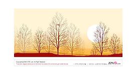 最新韓國秋天風(fēng)景矢量圖17