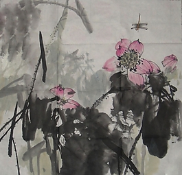 位圖 植物圖案 寫意花卉 花朵 荷花 免費(fèi)素材