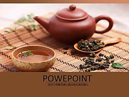 優雅茶道主題PPT模板