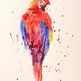 位圖 動物 鳥 藝術效果 手繪 免費素材