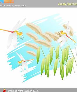 韓國中秋節(jié)圖標矢量圖10