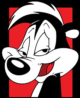 Pepe_LePew logo設(shè)計欣賞 Pepe_LePew卡通形象標(biāo)志下載標(biāo)志設(shè)計欣賞
