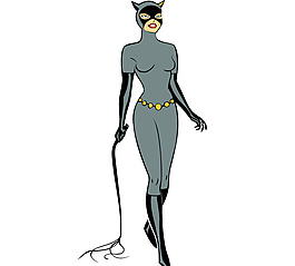 Catwoman logo設(shè)計欣賞 Catwoman卡通形象LOGO下載標(biāo)志設(shè)計欣賞