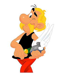 Asterix logo設(shè)計(jì)欣賞 Asterix卡通形象LOGO下載標(biāo)志設(shè)計(jì)欣賞