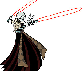 Asajj_Ventress logo设计欣赏 Asajj_Ventress卡通形象LOGO下载标志设计欣赏