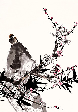 位圖 植物圖案 寫(xiě)意花卉 花朵 梅花 免費(fèi)素材
