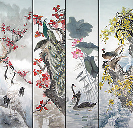 位圖 植物圖案 寫意花卉 花朵 荷花 免費(fèi)素材