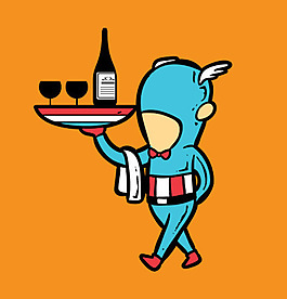 位圖 人物 機(jī)器人 生活元素 酒杯 免費(fèi)素材