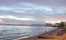 三亞灣夜景圖片