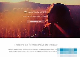 大圖背景扁平化潮流設(shè)計(jì)風(fēng)格html5模板
