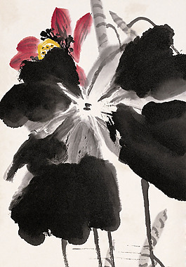 位圖 植物圖案 寫(xiě)意花卉 花朵 荷花 免費(fèi)素材