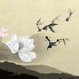 位圖 植物圖案 寫(xiě)意花卉 花朵 荷花 免費(fèi)素材