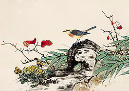 位圖 植物圖案 寫意花卉 花朵 菊花 免費素材
