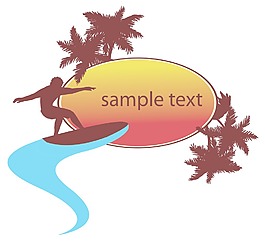 熱帶的插圖