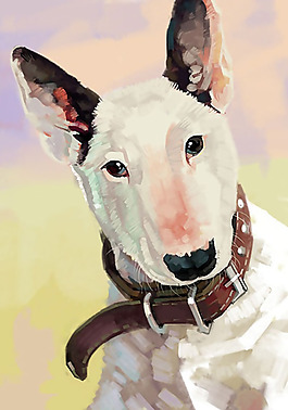 位圖 藝術(shù)效果 手繪 動物 狗 免費素材