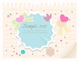 摘要背景矢量插畫