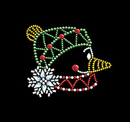 燙鉆 節(jié)日元素 圣誕節(jié) 人物 雪人 免費(fèi)素材