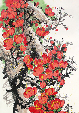 位圖 植物圖案 寫意花卉 花朵 超高清 免費(fèi)素材