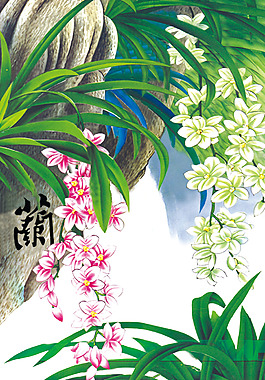 位圖 植物圖案 寫意花卉 花朵 牡丹 免費素材